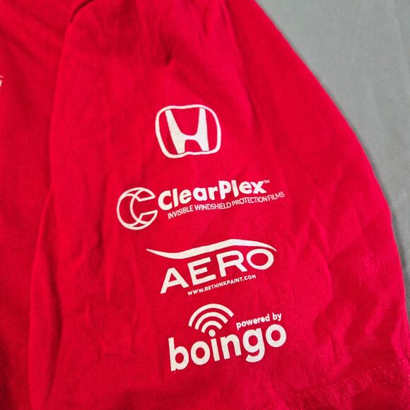 Autograph Sz 2XL Graham Rahal #15 F1 RLL Racing T-Shirt - Picture 5 of 9